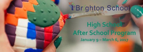 After School Clubs - HIGH SCHOOL January - March 2017 COVER